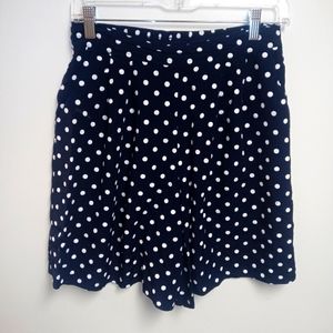 80s Vintage Navy Polka Dot Shorts Sz M.